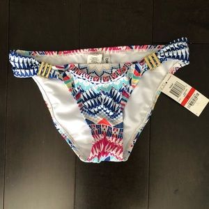 Bar III talula print bikini bottoms